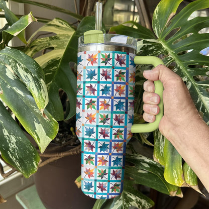 Shineful Tumbler Autumn Patchwork
