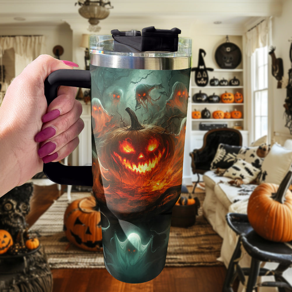 Shineful Tumbler Haunting Pumpkin Spirit