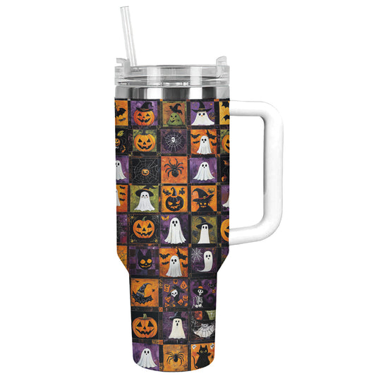 Shineful Tumbler Halloween Patchwork