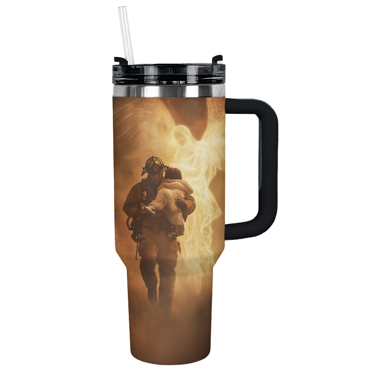 Shineful Tumbler Guardian Angel Firefighter