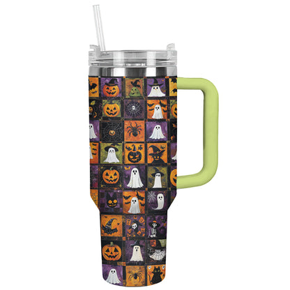 Shineful Tumbler Halloween Patchwork
