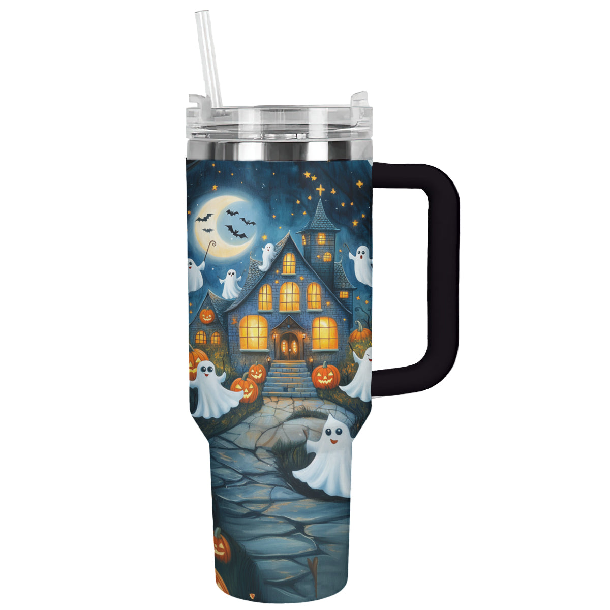 Shineful Tumbler Halloween Haunted House