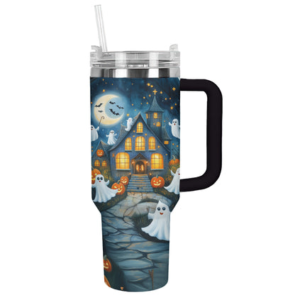 Shineful Tumbler Halloween Haunted House