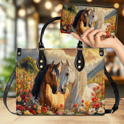 Shineful Leather Bag Blossoming Love