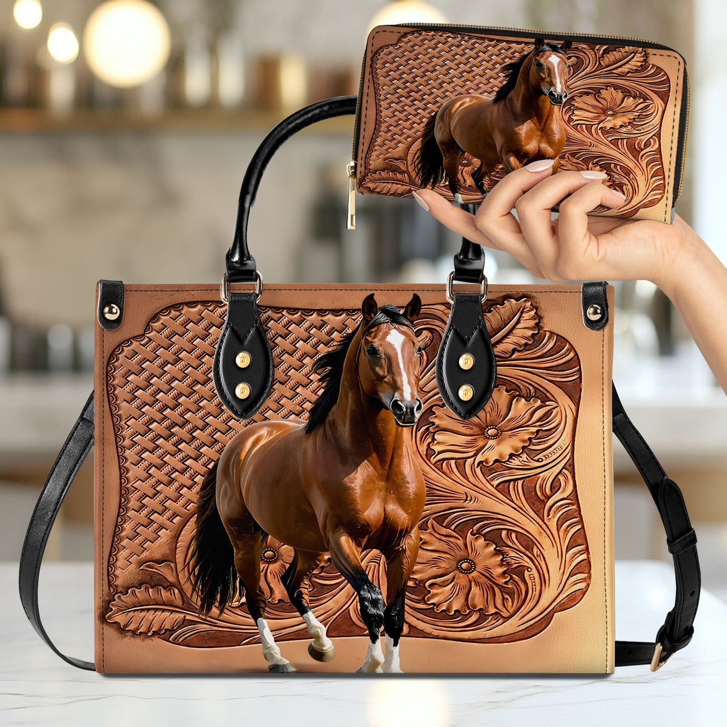 Shineful Leather Bag Horse Spirit