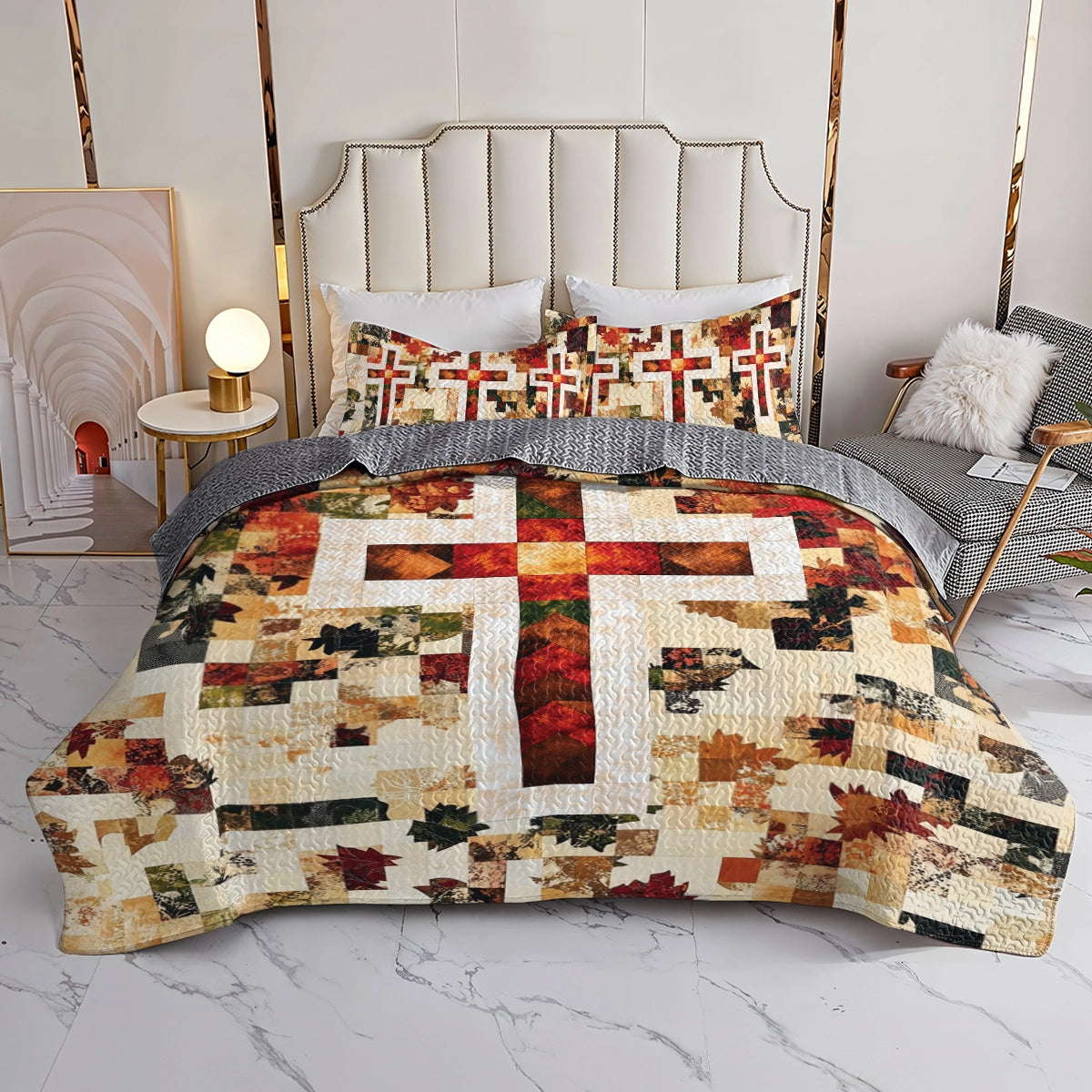 Shineful All Season Quilt 3-Piece Set God Sacred Reflections