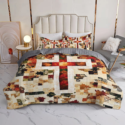 Shineful All Season Quilt 3-Piece Set God Sacred Reflections