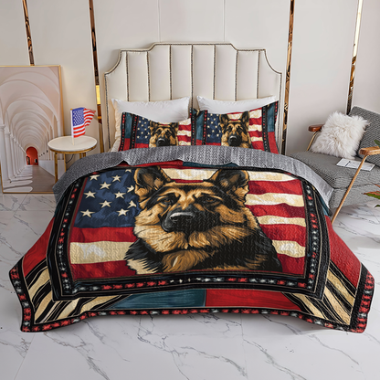 Shineful All Season Quilt 3-Piece Set American Pride Shepherd