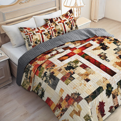 Shineful All Season Quilt 3-Piece Set God Sacred Reflections