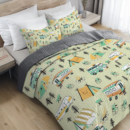 Shineful All Season Quilt 3-Piece Set Camp Life Blessings