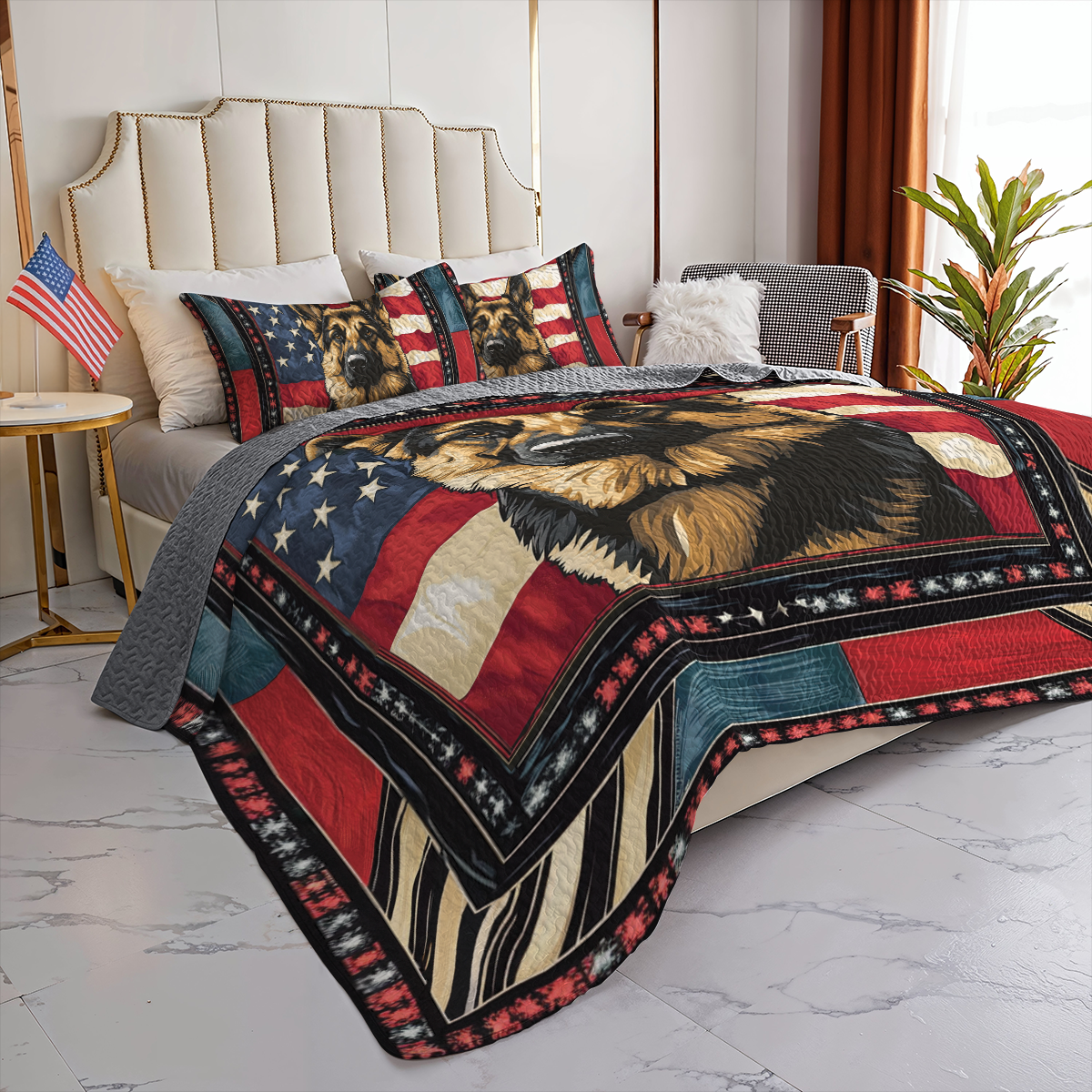 Shineful All Season Quilt 3-Piece Set American Pride Shepherd