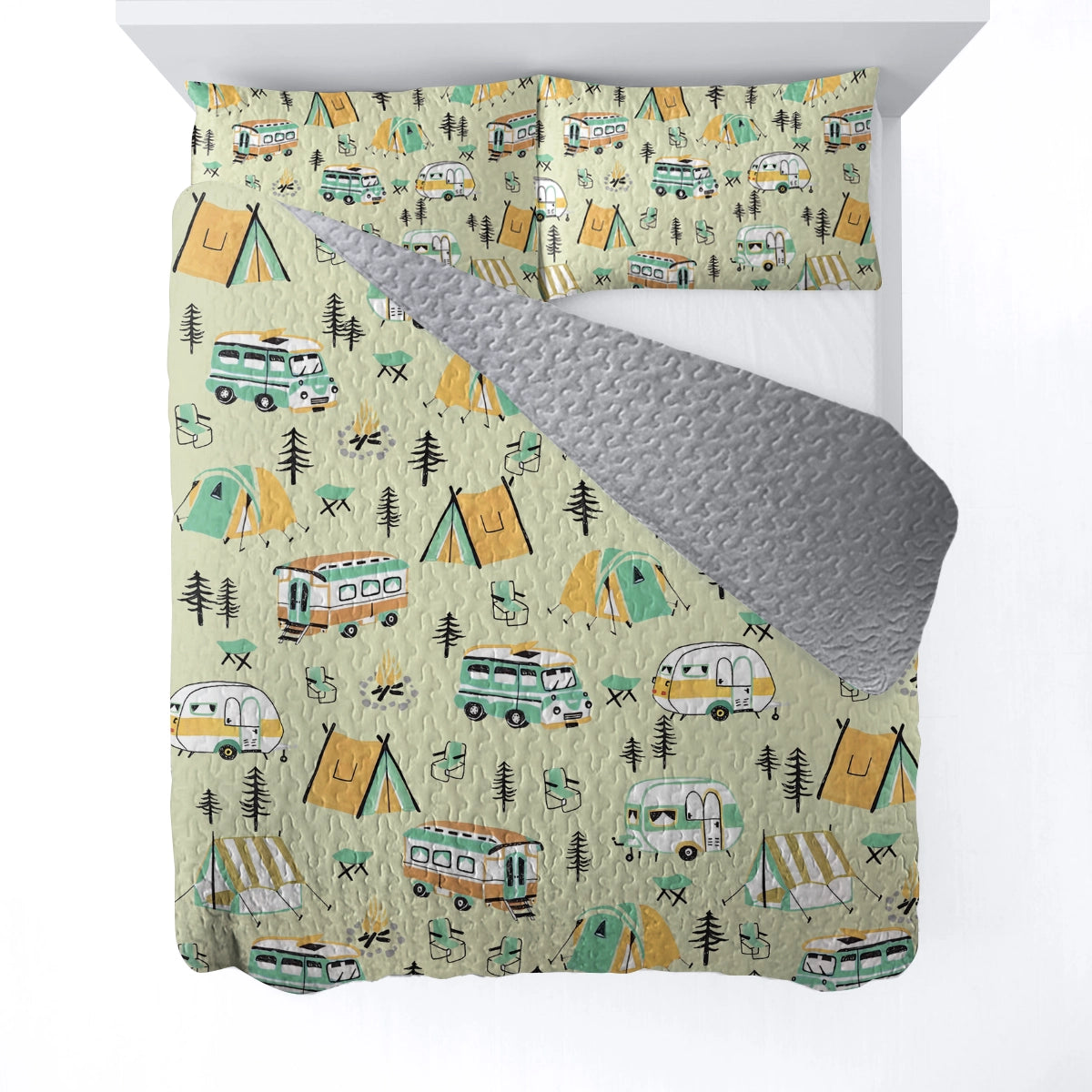 Shineful All Season Quilt 3-Piece Set Camp Life Blessings