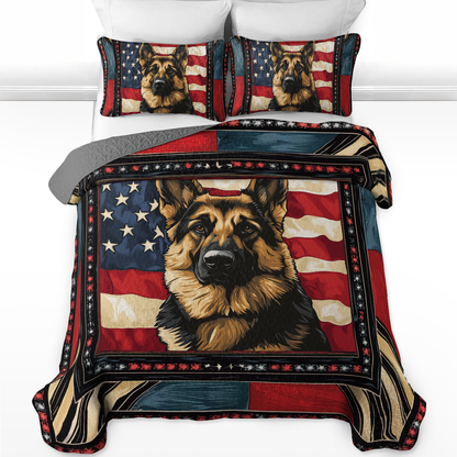Shineful All Season Quilt 3-Piece Set American Pride Shepherd