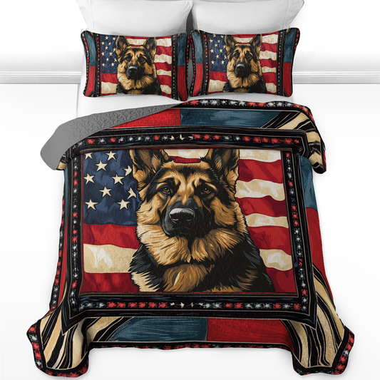 Shineful All Season Quilt 3-Piece Set American Pride Shepherd