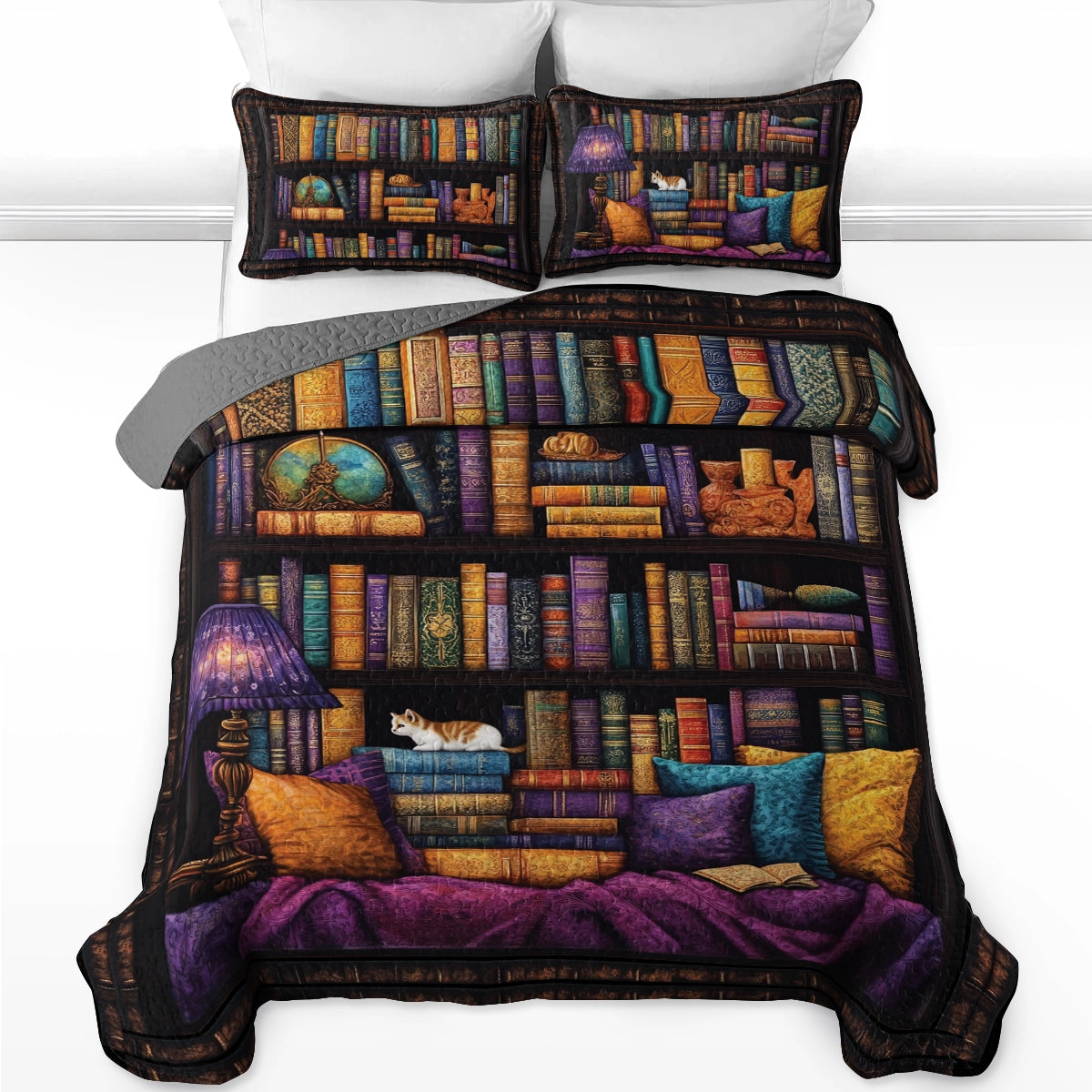 Shineful All Season Quilt 3-Piece Set - Reading Lover's Paradise