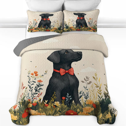 Shineful All Season Quilt 3-Piece Set - Labrador's Garden