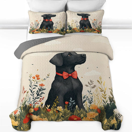 Shineful All Season Quilt 3-Piece Set - Labrador's Garden