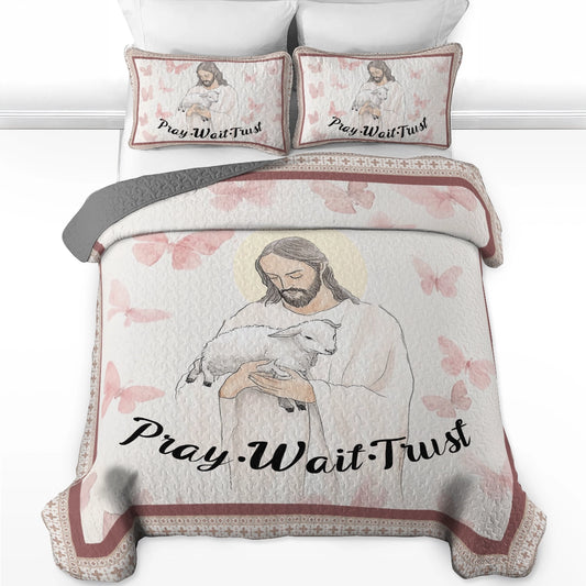 Shineful All Season Quilt 3-Piece Set - In God's Hands