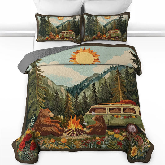 Shineful All Season Quilt 3-Piece Set - Bear Necessities Camping