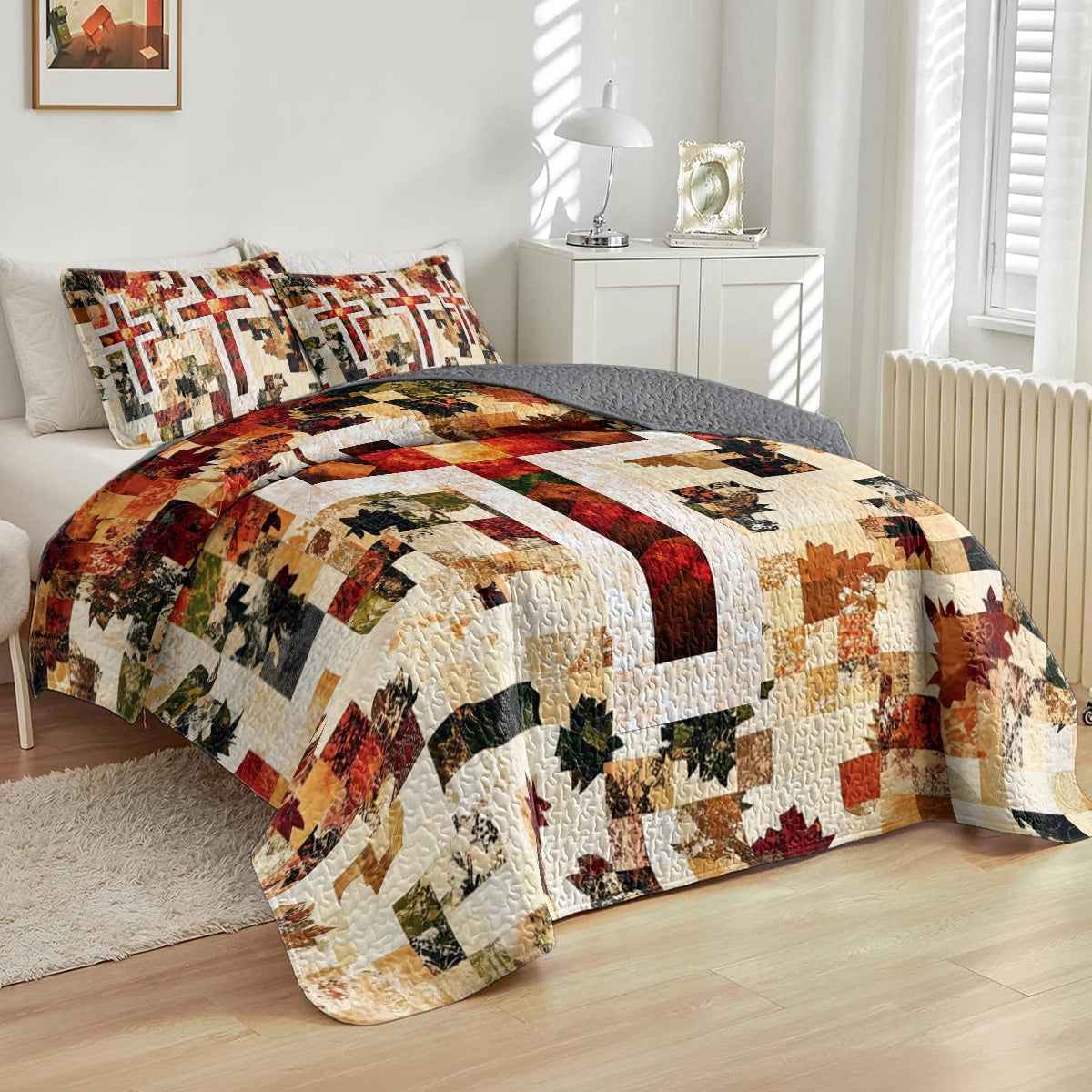 Shineful All Season Quilt 3-Piece Set God Sacred Reflections