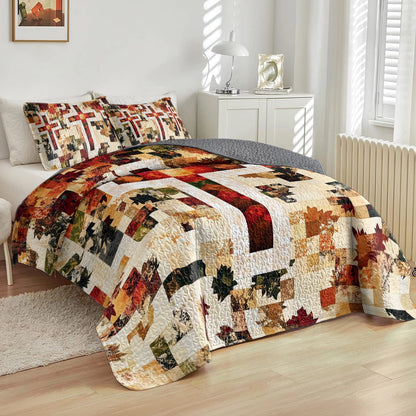 Shineful All Season Quilt 3-Piece Set God Sacred Reflections