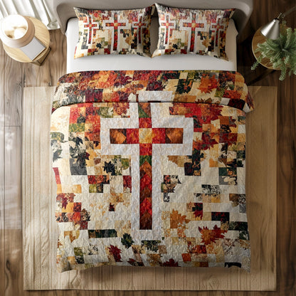 Shineful All Season Quilt 3-Piece Set God Sacred Reflections