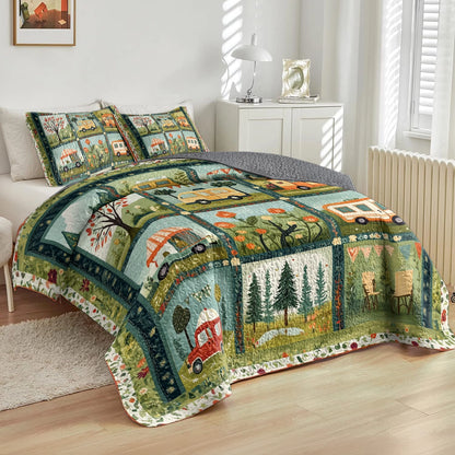 Shineful All Season Quilt 3-Piece Set Camper's Paradise