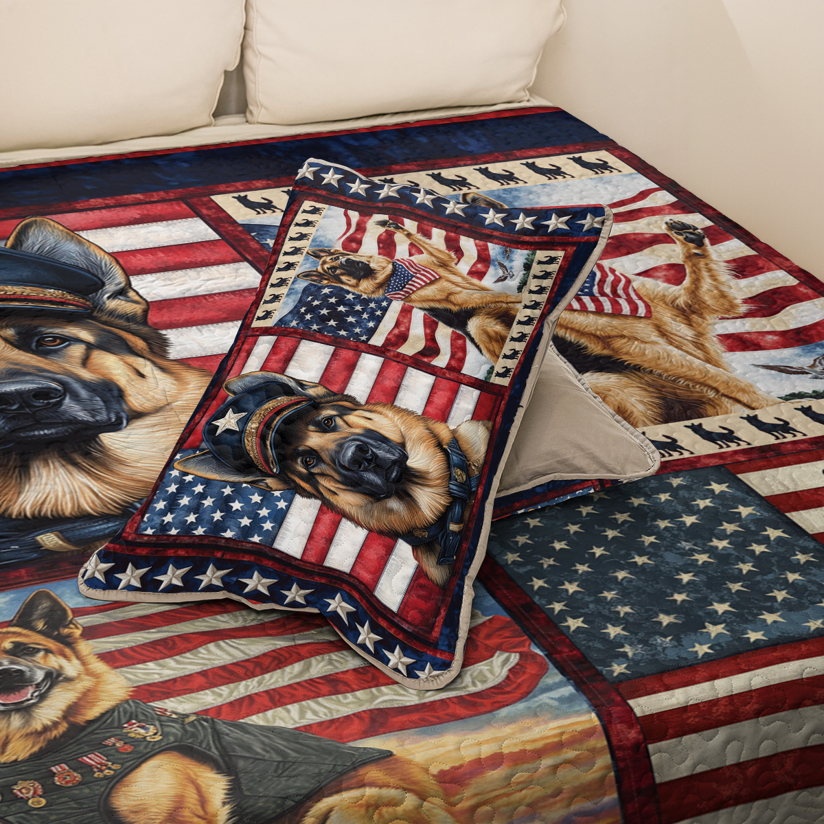 Shineful All Season Quilt 3-Piece Set United Shepherds of America