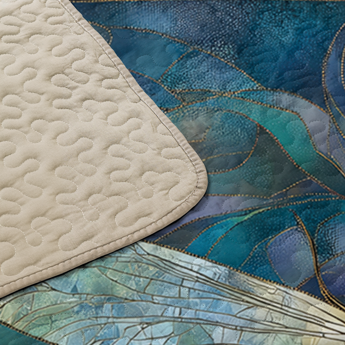 Shineful All Season Quilt 3-Piece Set Dragonfly Harmony