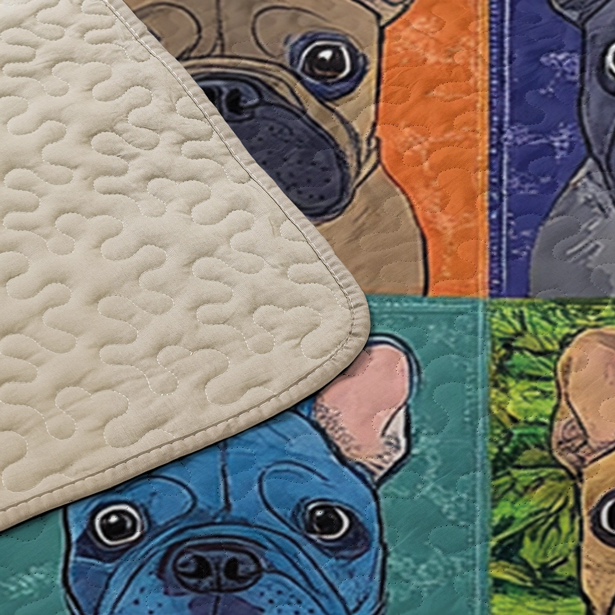 Shineful All Season Quilt 3-Piece Set - Frenchie Vibes