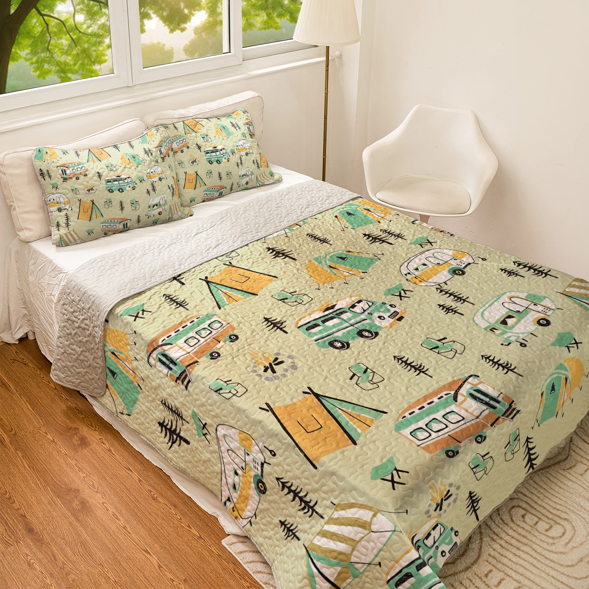 Shineful All Season Quilt 3-Piece Set Camp Life Blessings