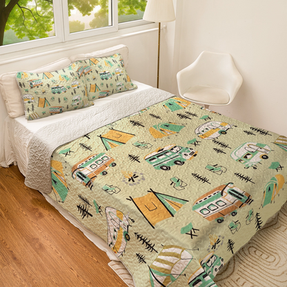 Shineful All Season Quilt 3-Piece Set Camp Life Blessings