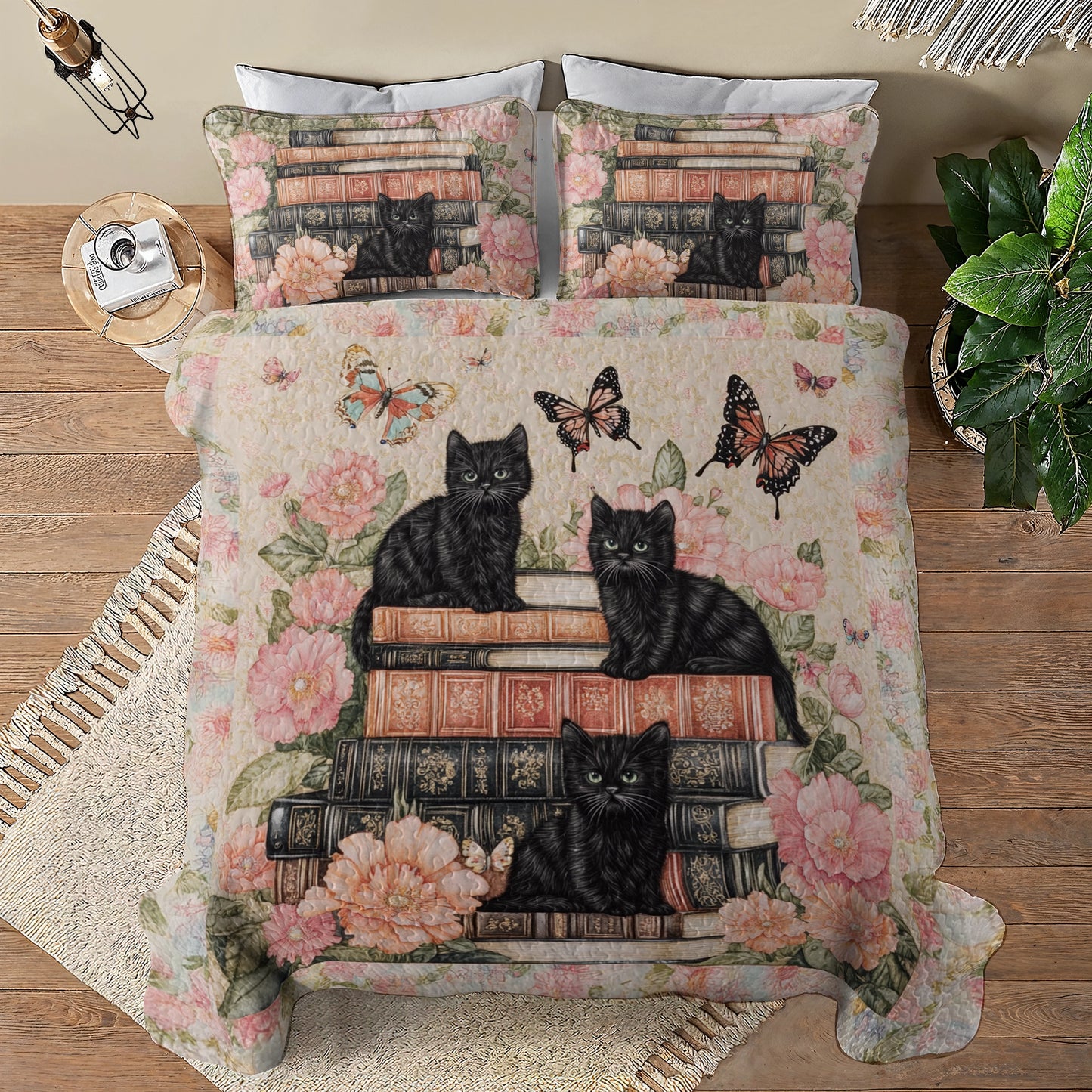 Shineful All Season Quilt 3-Piece Set - Kitty Book Haven