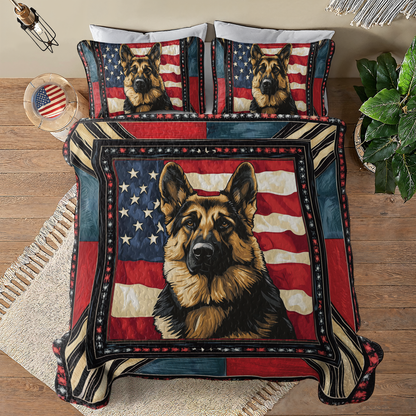 Shineful All Season Quilt 3-Piece Set American Pride Shepherd