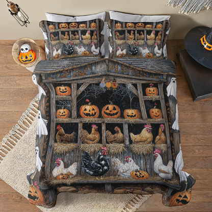 Shineful All Season Quilt 3-Piece Set Wicked Chicken Coop