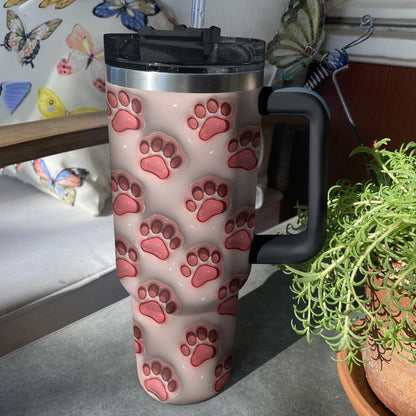 Shineful Tumbler Cute Paw