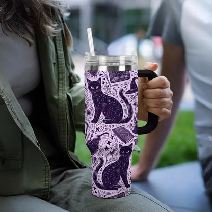 Shineful Tumbler Mystic Black Cat Halloween