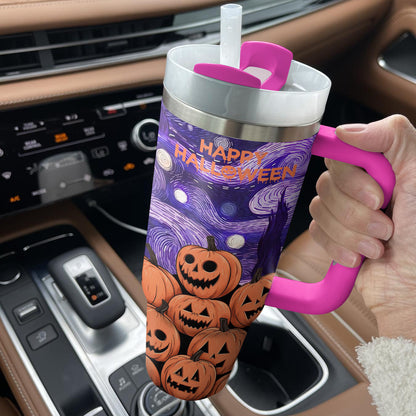 Shineful Tumbler Pumpkin Starry Night