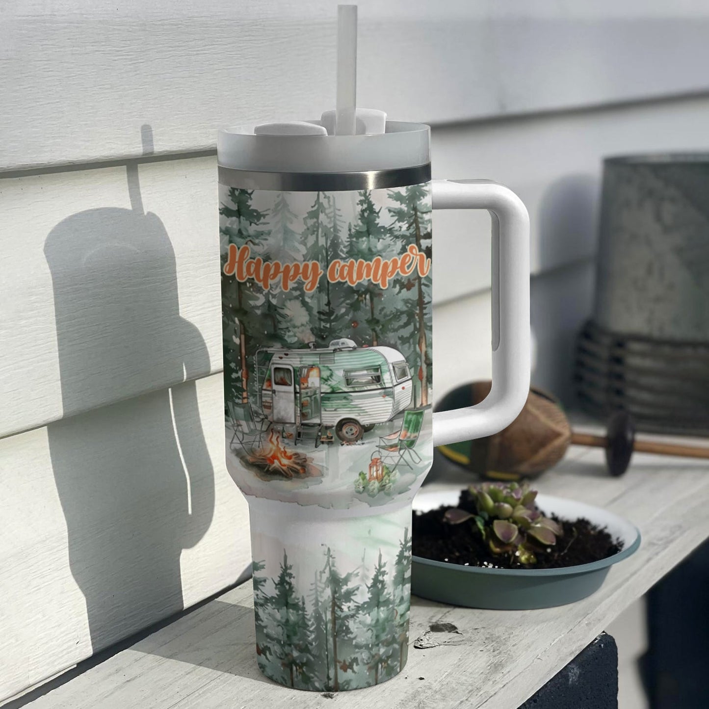 Shineful Tumbler Happy Camper