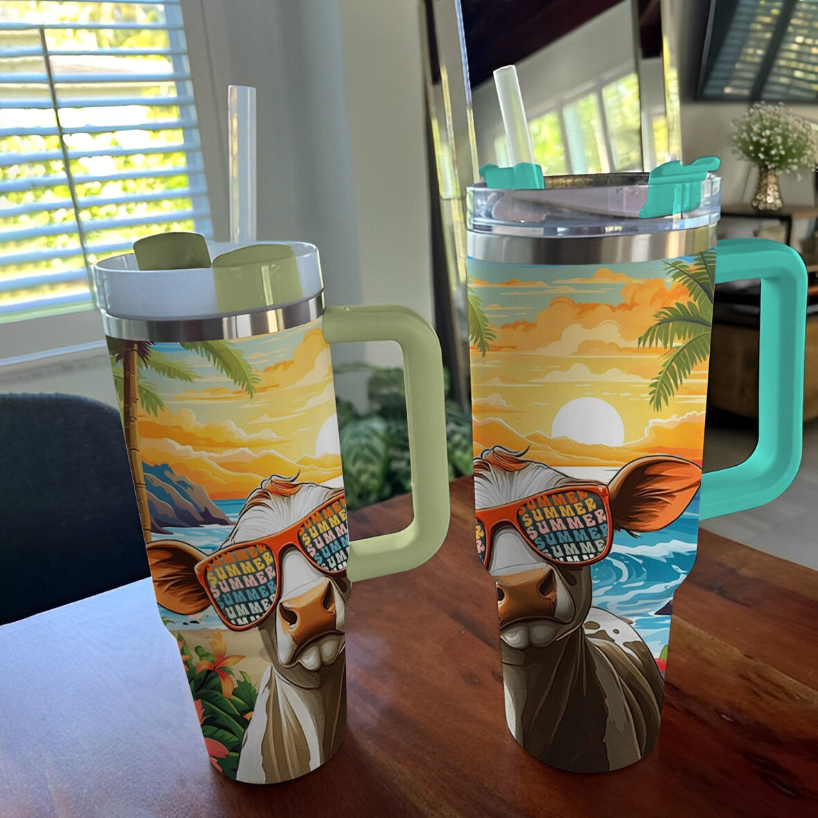 Shineful Tumbler Fancy Cow's On Vacation