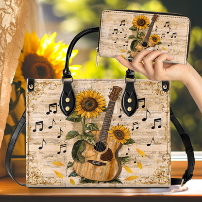 Shineful Leather Bag Sunflower Melody