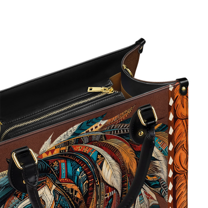 Shineful Leather Bag Tribal Horse Majesty