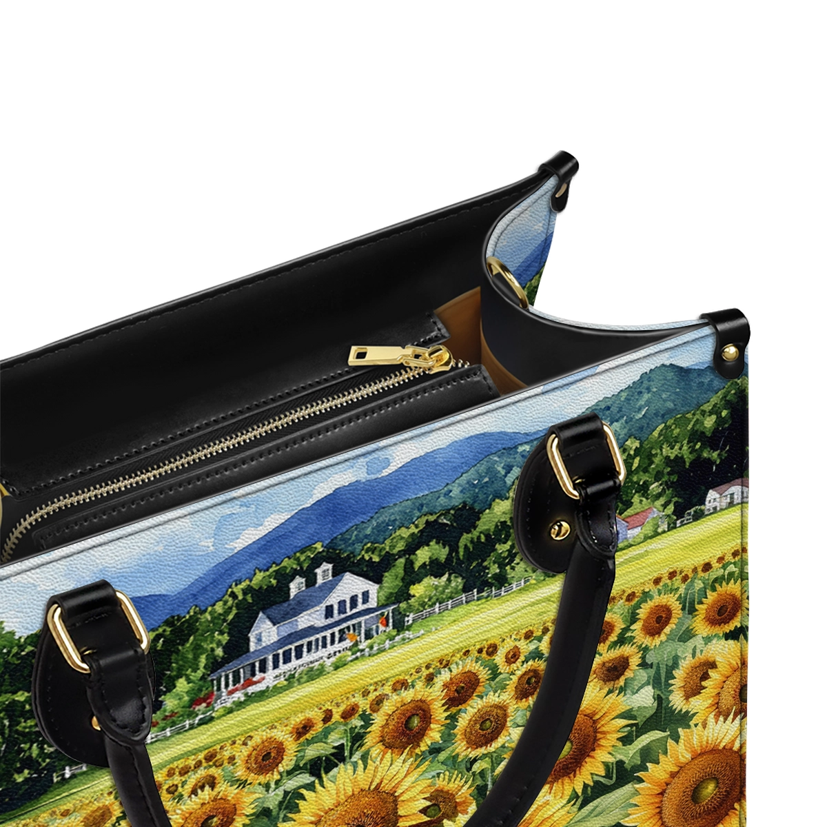 Shineful Leather Bag Sunflower Farmhouse Glory