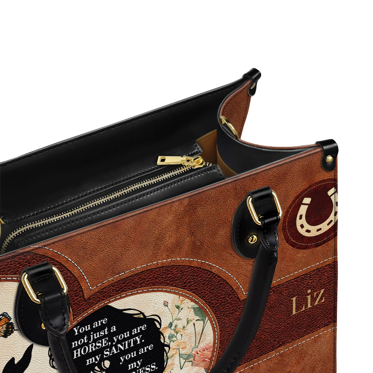 Shineful Leather Bag Personalized The Saddle Bond