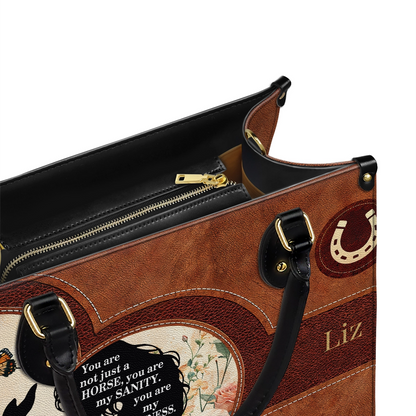 Shineful Leather Bag Personalized The Saddle Bond