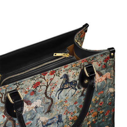 Shineful Leather Bag Mystical Steeds