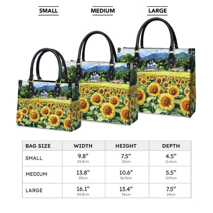 Shineful Leather Bag Sunflower Farmhouse Glory