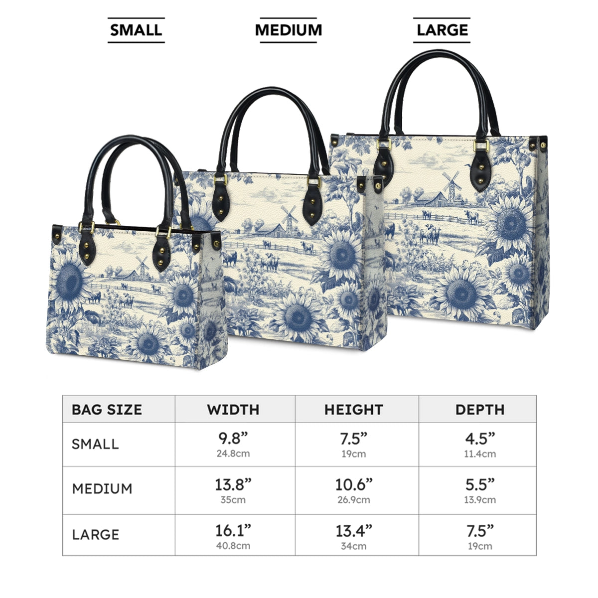 Shineful Leather Bag Sunflower Farm Breeze