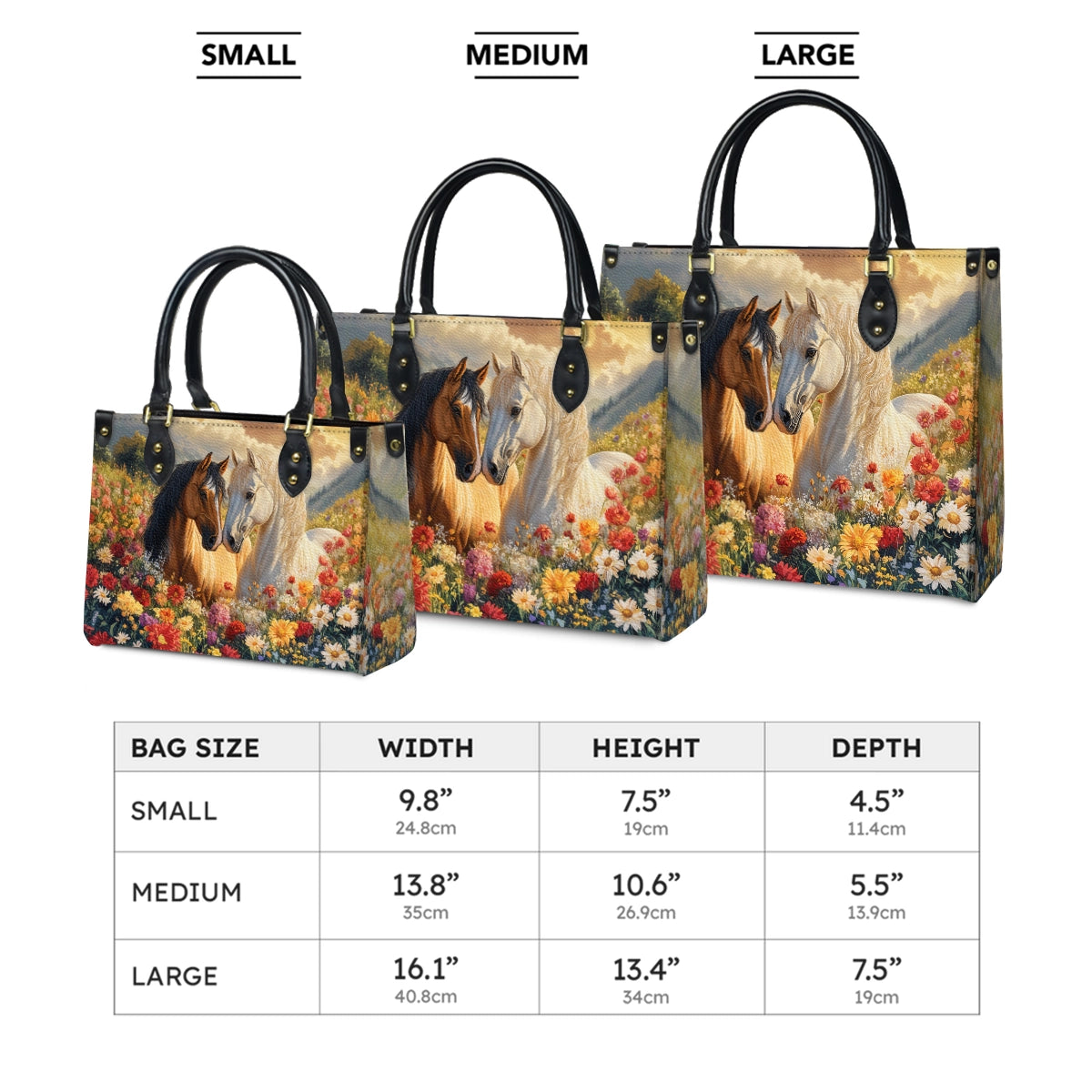 Shineful Leather Bag Blossoming Love