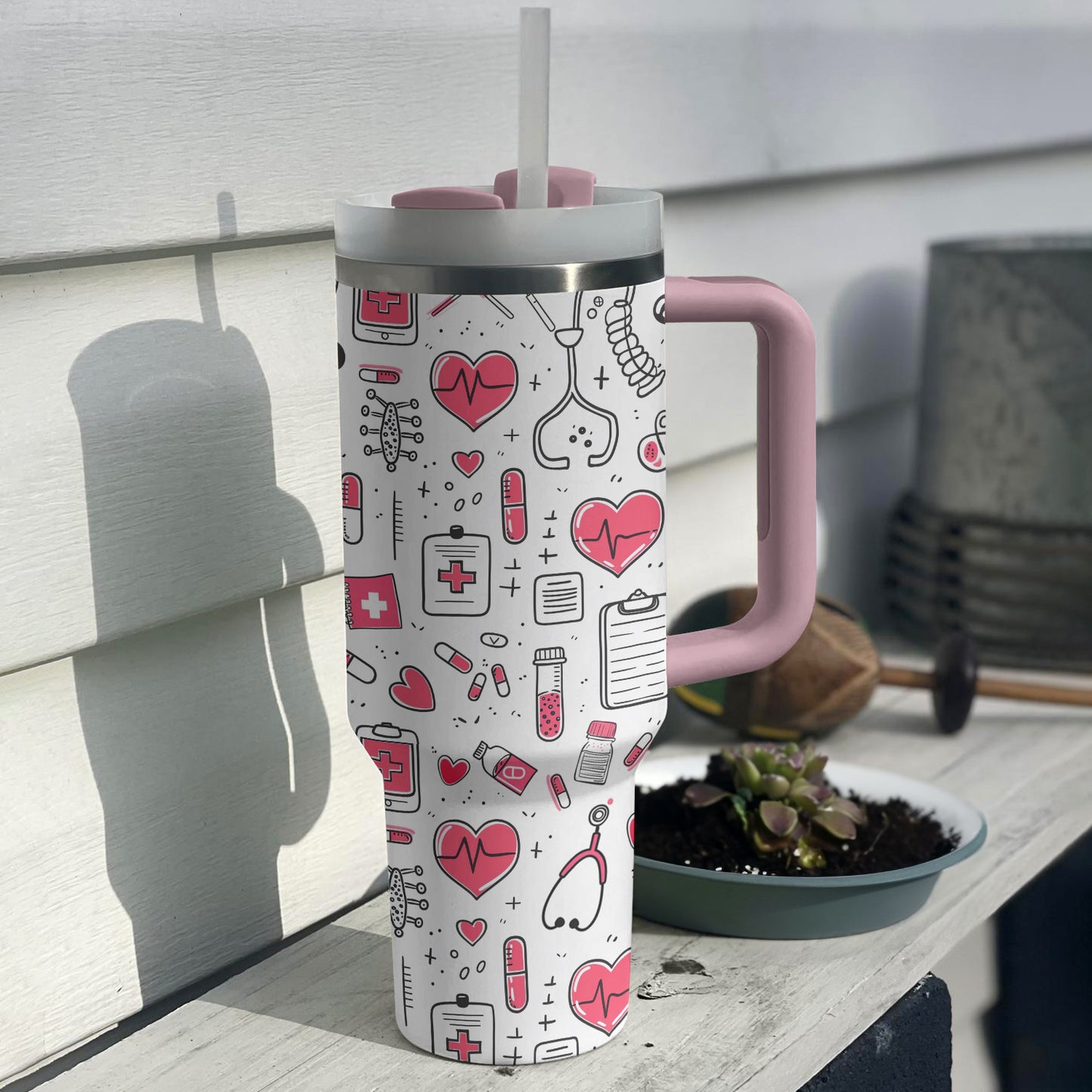 Shineful Tumbler Nurse Pattern